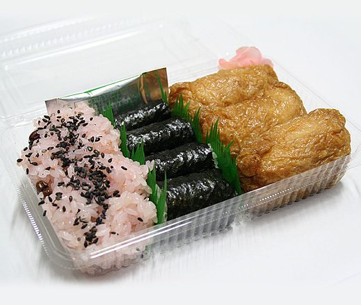 いなり　のり巻（赤飯入）